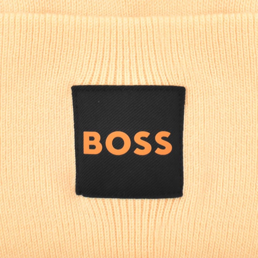 Image number 3 for BOSS Fantastico Beanie Hat Beige
