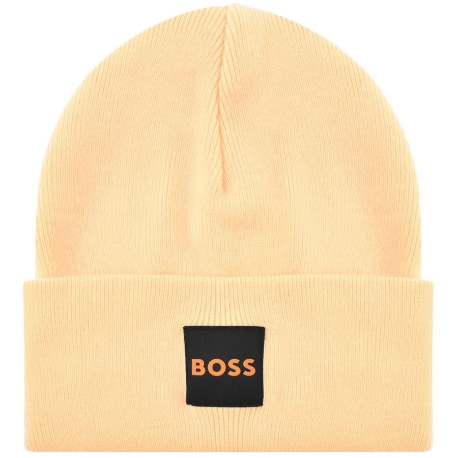 Image number 1 for BOSS Fantastico Beanie Hat Beige