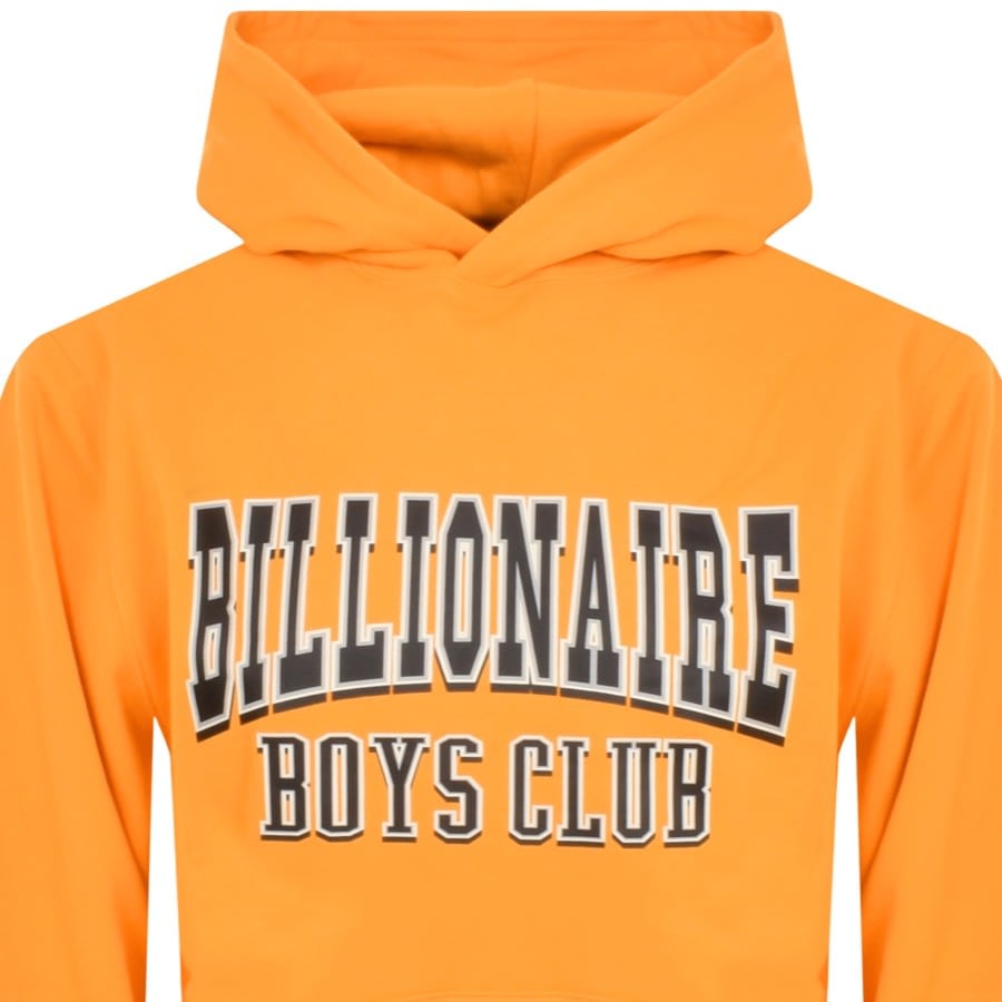 Image number 2 for Billionaire Boys Club Varsity Logo Hoodie Orange