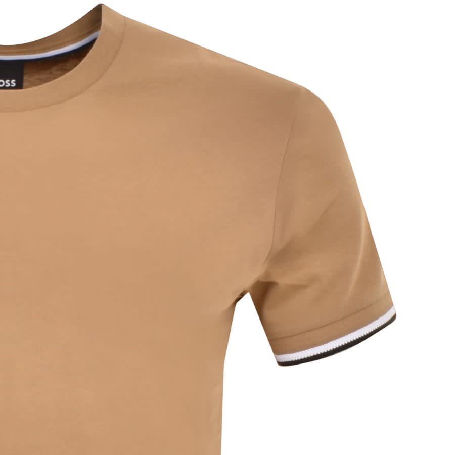 Image number 3 for BOSS Thompson 04 Jersey T Shirt Beige