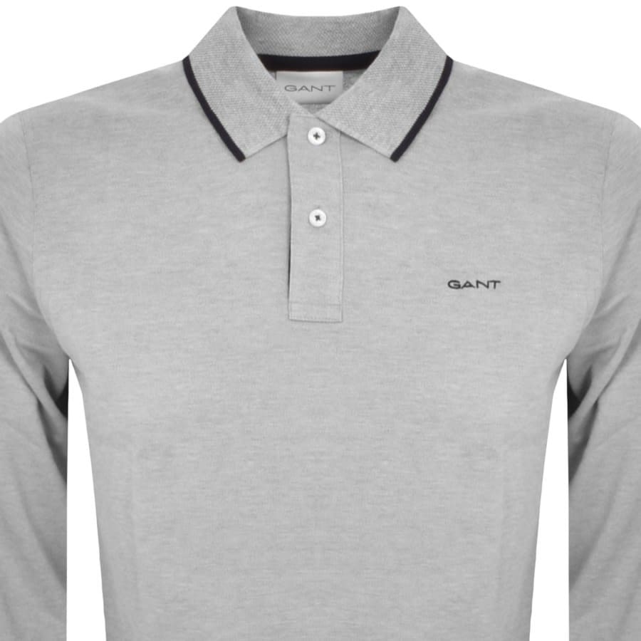 Gant long sleeve polo shirt sale
