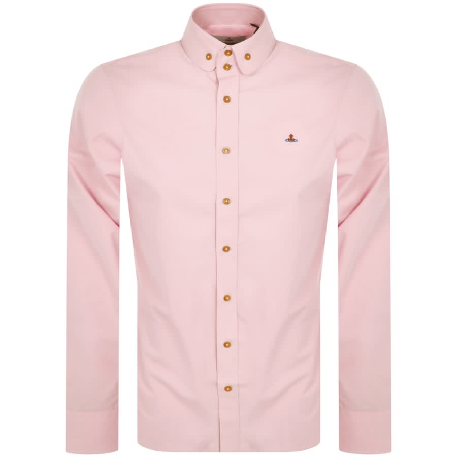 Image number 1 for Vivienne Westwood Krall Long Sleeved Shirt Pink