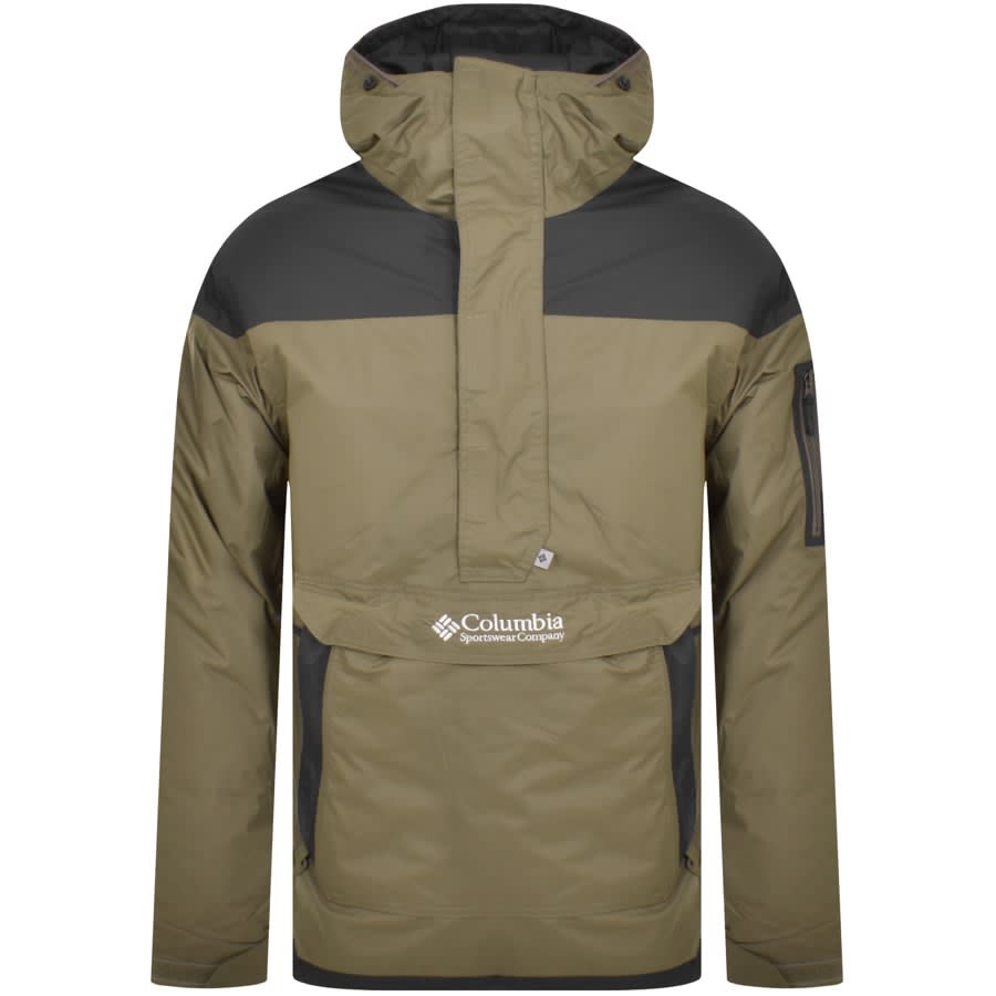 Image number 1 for Columbia Challenger Pullover Jacket Green