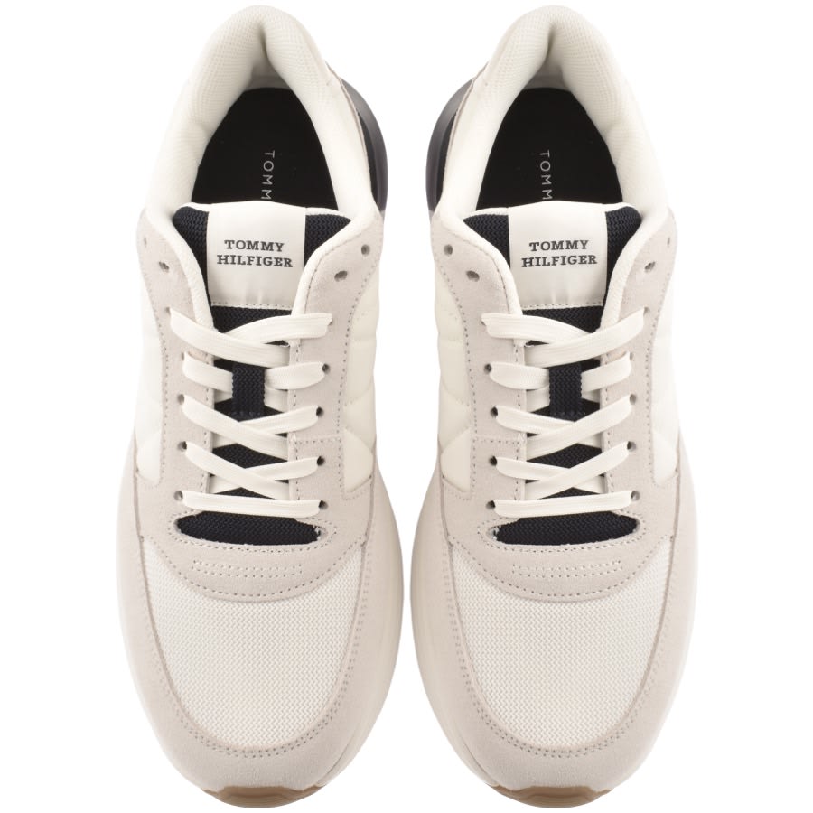 Image number 3 for Tommy Hilfiger Elevated Runner Trainers White