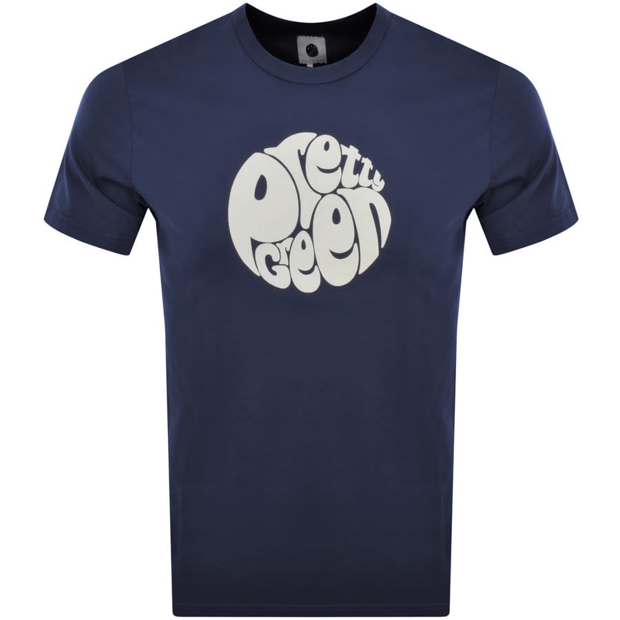 Image number 1 for Pretty Green Gillespie T Shirt Navy