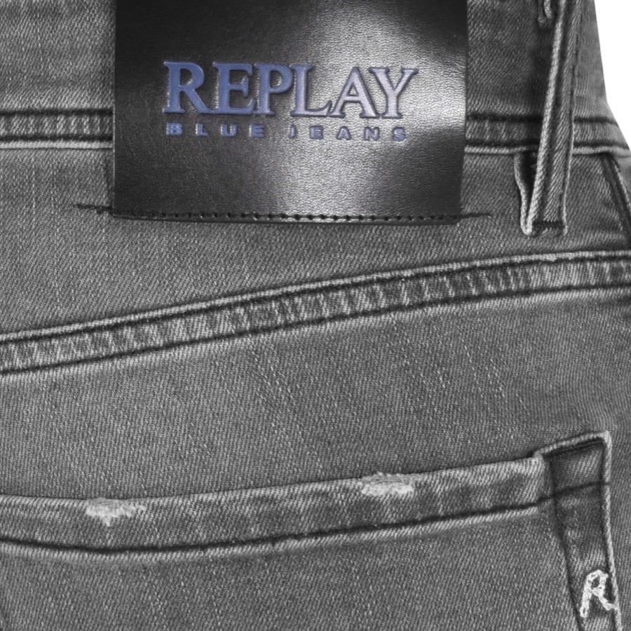 Image number 3 for Replay Comfort Fit Rocco Jeans Grey