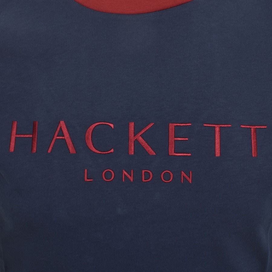 Image number 3 for Hackett Modern City Heritage Classic T Shirt Navy