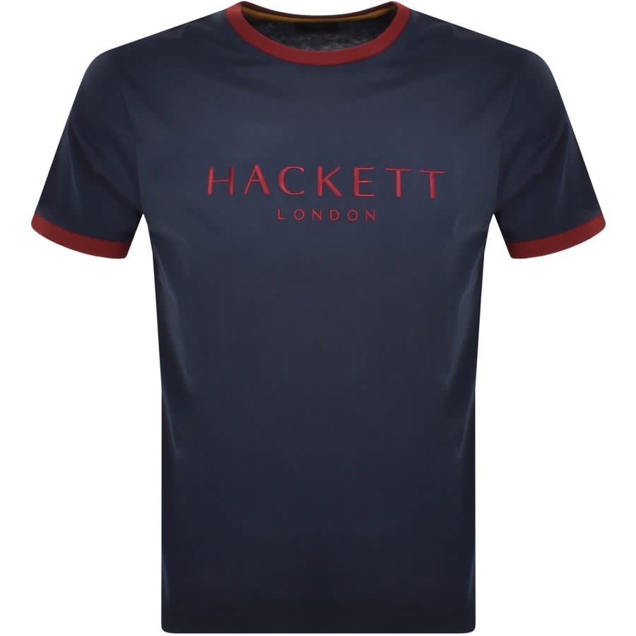 Image number 1 for Hackett Modern City Heritage Classic T Shirt Navy
