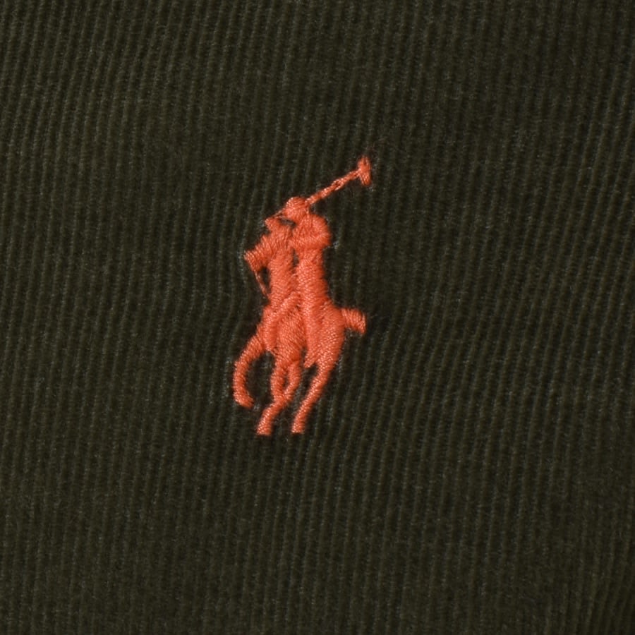 Image number 3 for Ralph Lauren Corduroy Long Sleeved Shirt Green