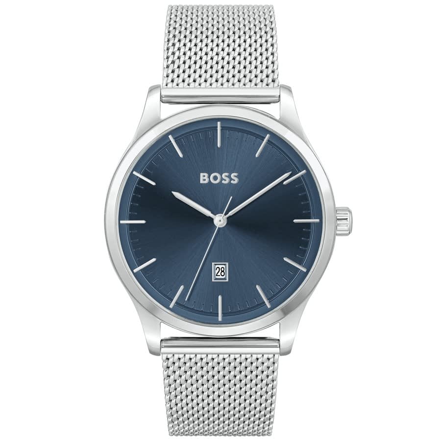 Image number 3 for BOSS Reason B Watch And Bracelet Set Silver