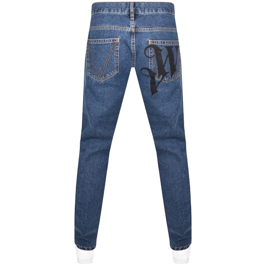 Image number 2 for Vivienne Westwood Spray Tapered Jeans Blue