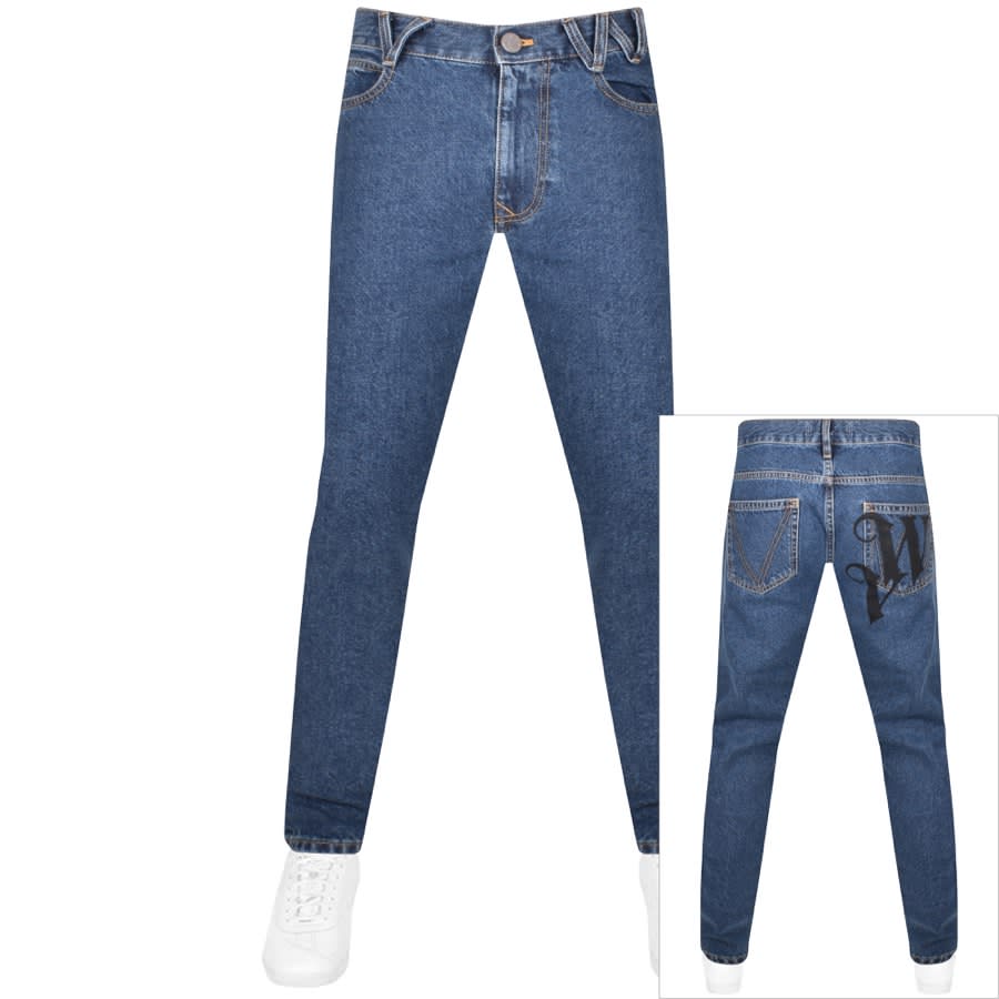 Image number 1 for Vivienne Westwood Spray Tapered Jeans Blue