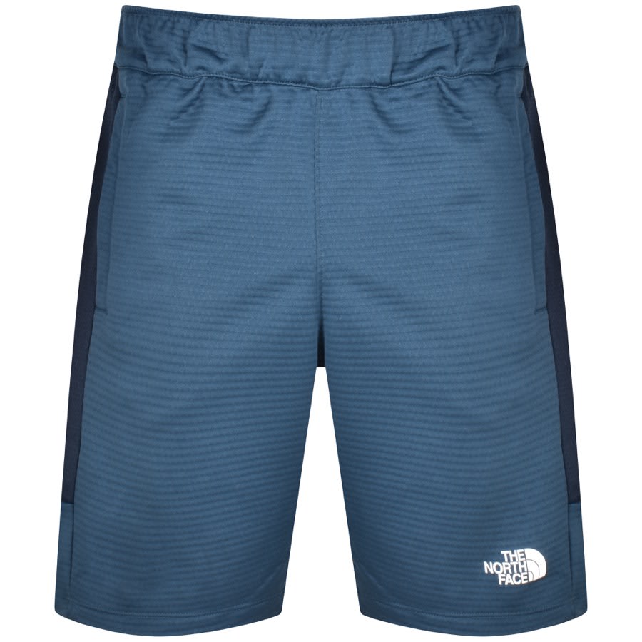 Image number 1 for The North Face Logo Jersey Shorts Blue