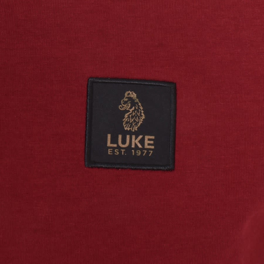 Image number 3 for Luke 1977 Laos Patch Polo T Shirt Red