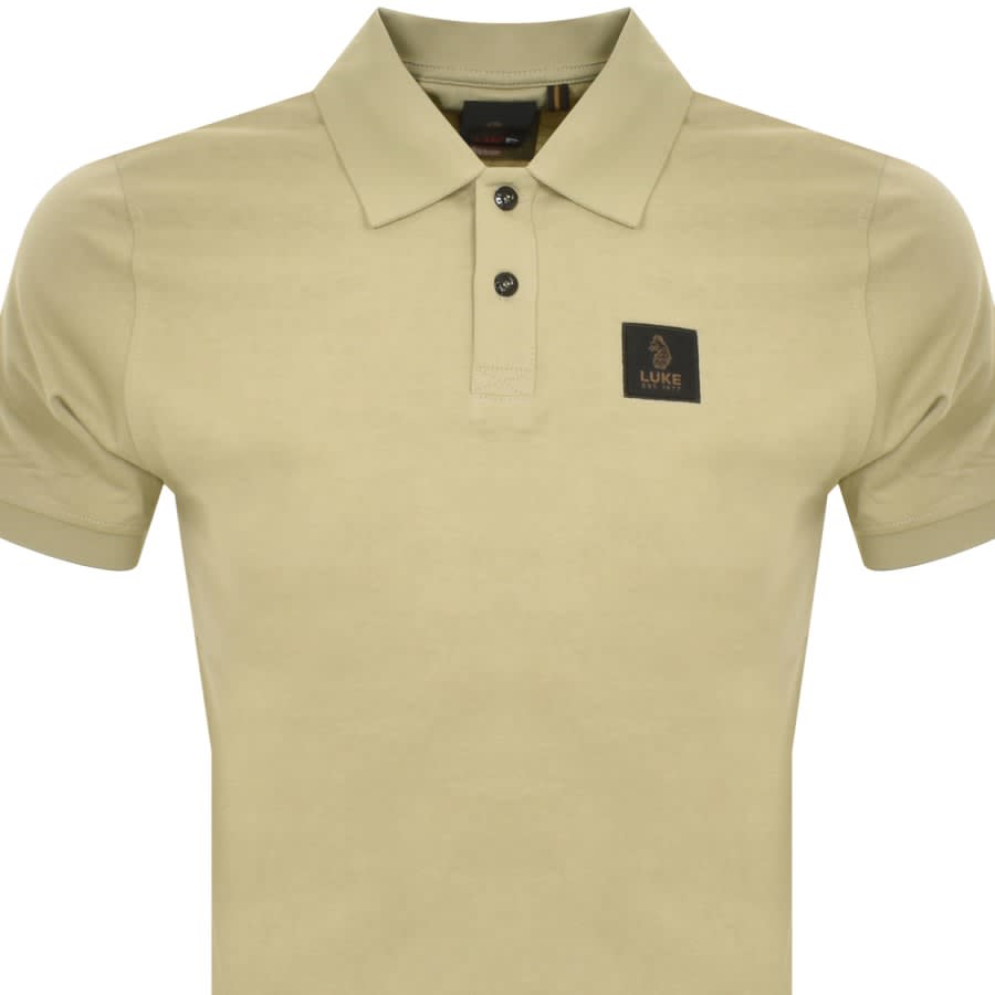 Image number 2 for Luke 1977 Laos Patch Polo T Shirt Green