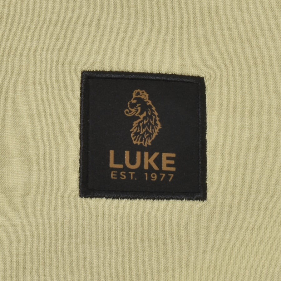 Image number 3 for Luke 1977 Laos Patch Polo T Shirt Green