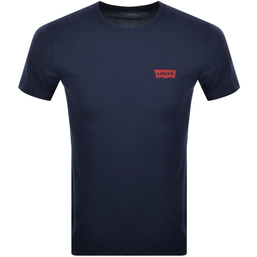 Image number 2 for Levis Original Two Pack Crew Neck T Shirt White