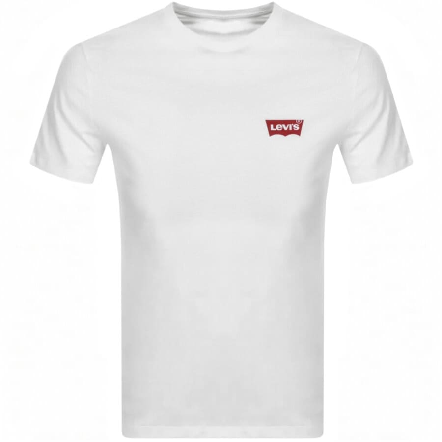 Image number 3 for Levis Original Two Pack Crew Neck T Shirt White