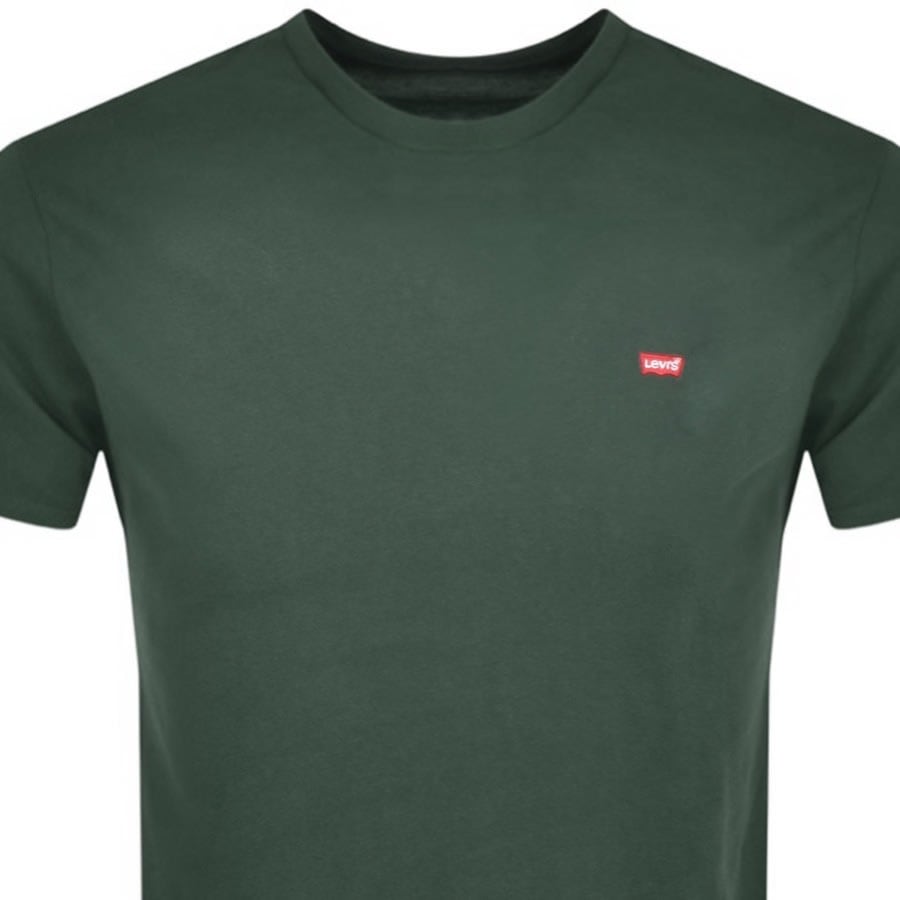 Image number 2 for Levis Original Housemark Logo T Shirt Green