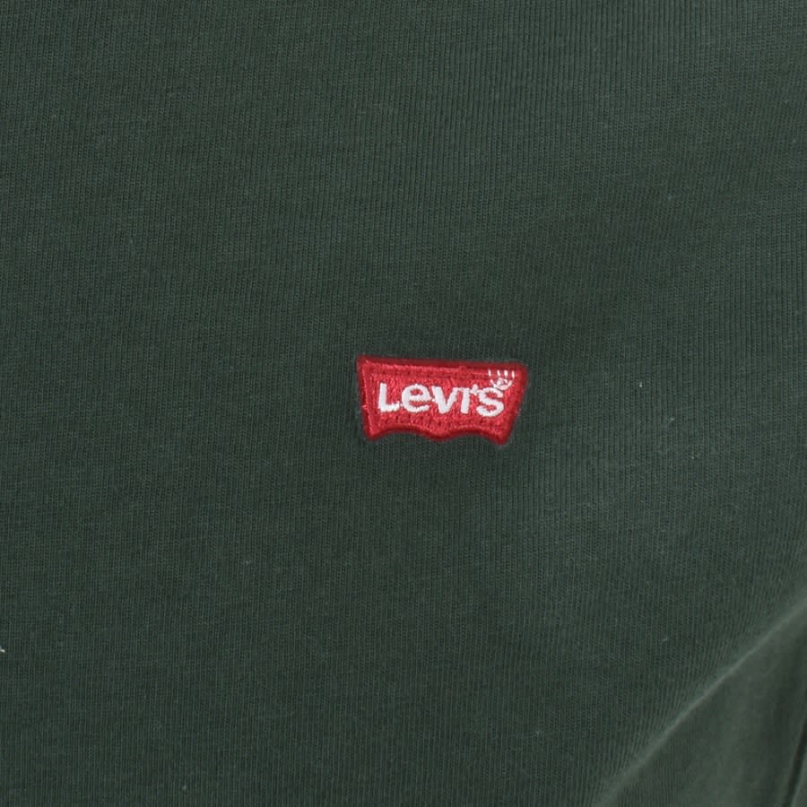 Image number 3 for Levis Original Housemark Logo T Shirt Green