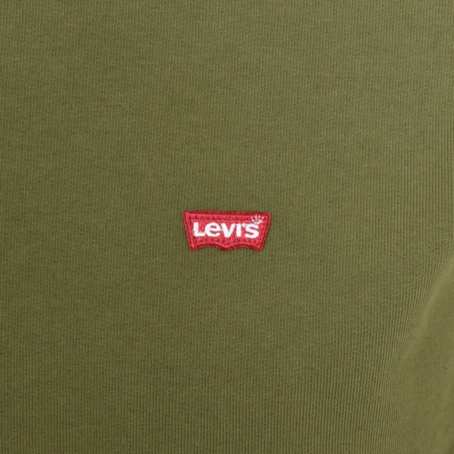 Image number 3 for Levis Original Crew Neck Sweatshirt Green