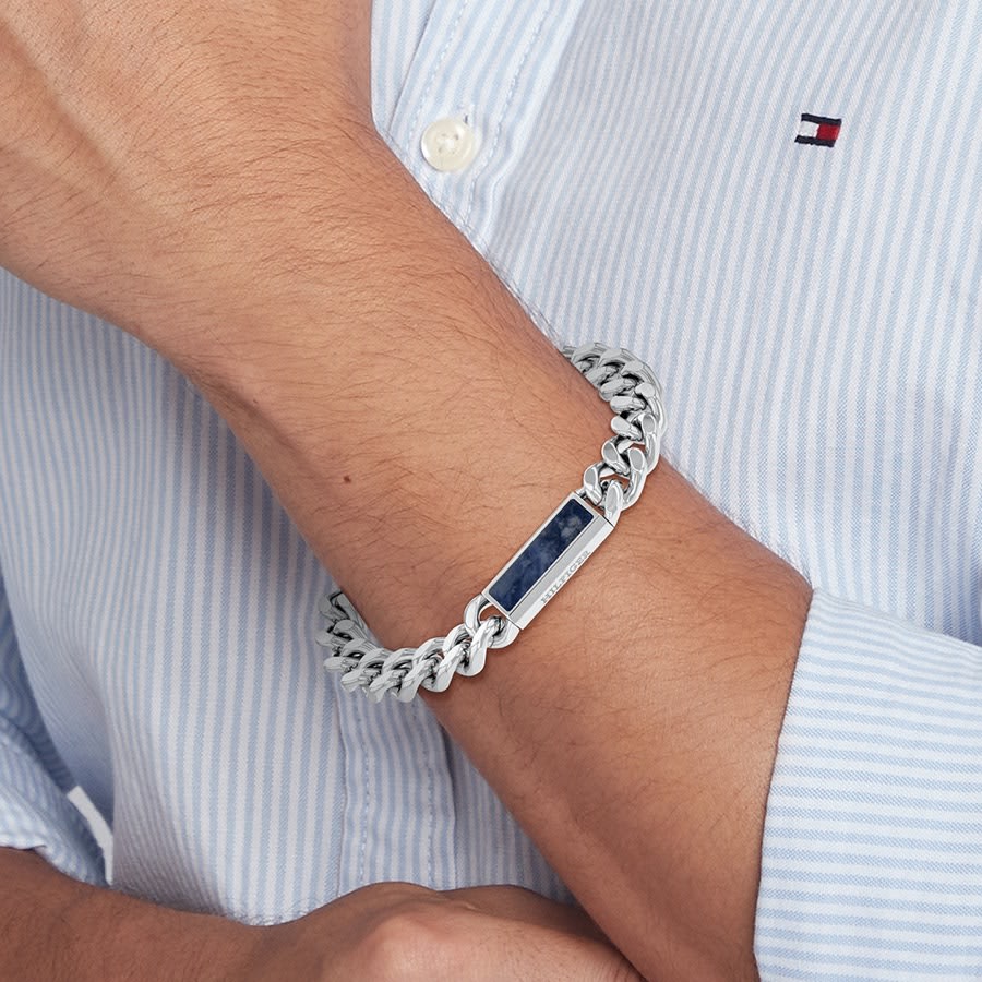 Image number 3 for Tommy Hilfiger Semi Precious Bracelet Silver
