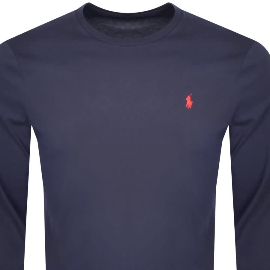 Image number 2 for Ralph Lauren Long Sleeved T Shirt Navy