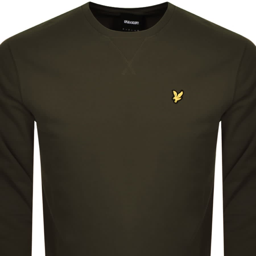 Image number 2 for Lyle And Scott Crew Neck Sweatshirt Green