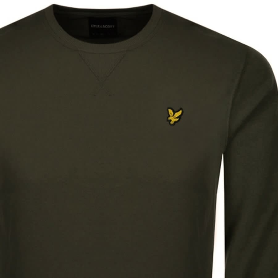 Image number 3 for Lyle And Scott Crew Neck Sweatshirt Green