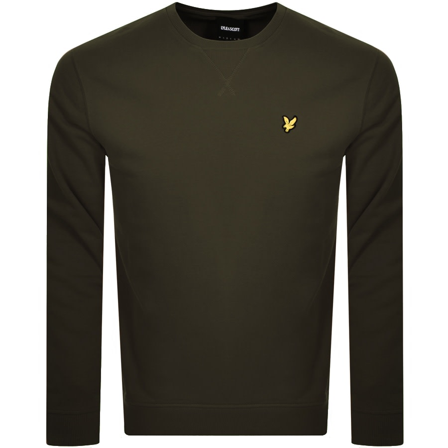 Image number 1 for Lyle And Scott Crew Neck Sweatshirt Green