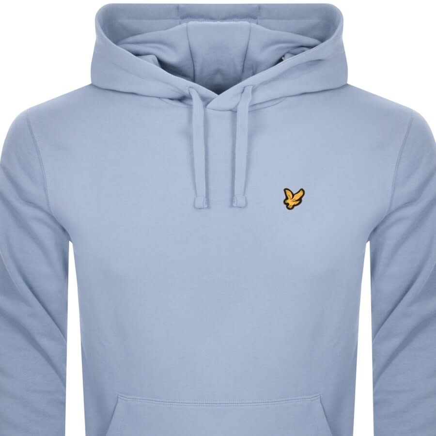 Image number 2 for Lyle And Scott Pullover Hoodie Blue