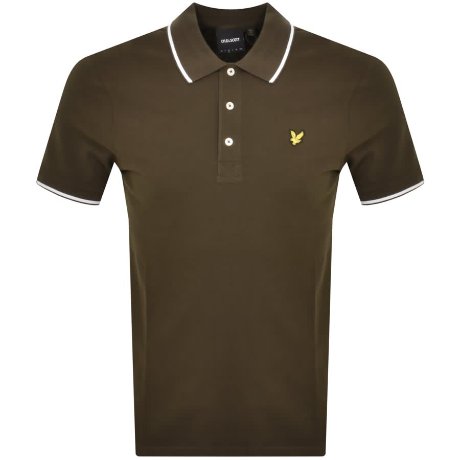 Image number 1 for Lyle And Scott Short Sleeved Polo T Shirt Green