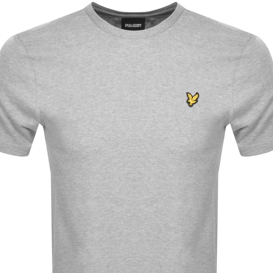 Image number 2 for Lyle And Scott Crew Neck T Shirt Grey