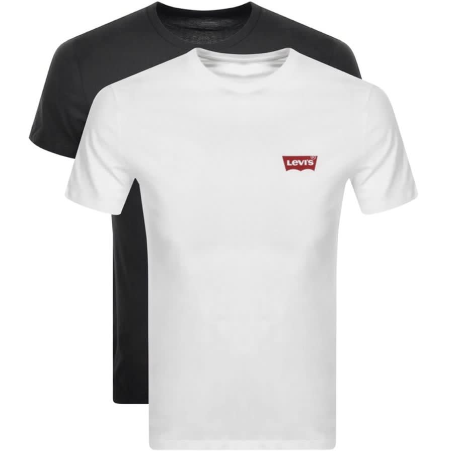 Image number 1 for Levis Original Two Pack Crew Neck T Shirt White