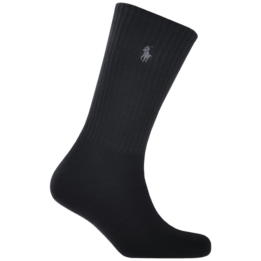 Image number 4 for Ralph Lauren Three Pack Socks Navy