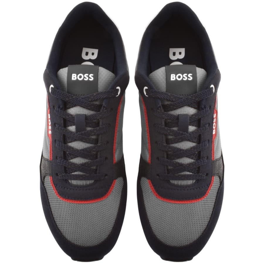 Image number 3 for BOSS Kai Runn Trainers Grey