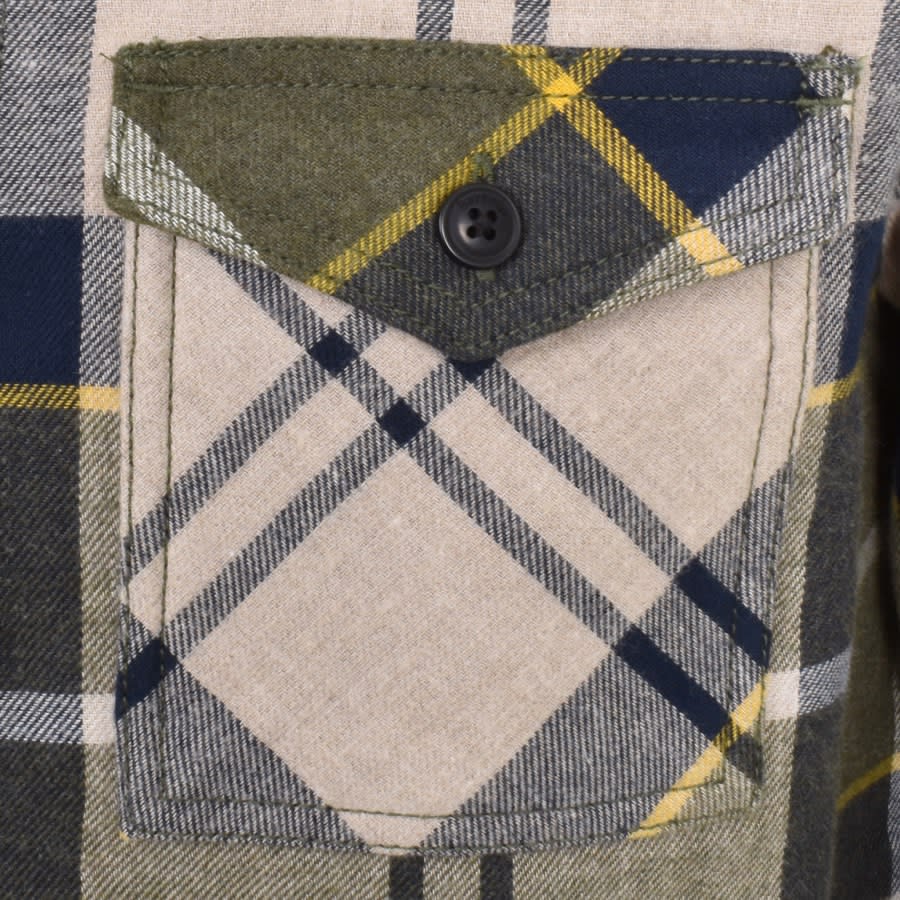 Image number 3 for Barbour Cannich Overshirt Jacket Green