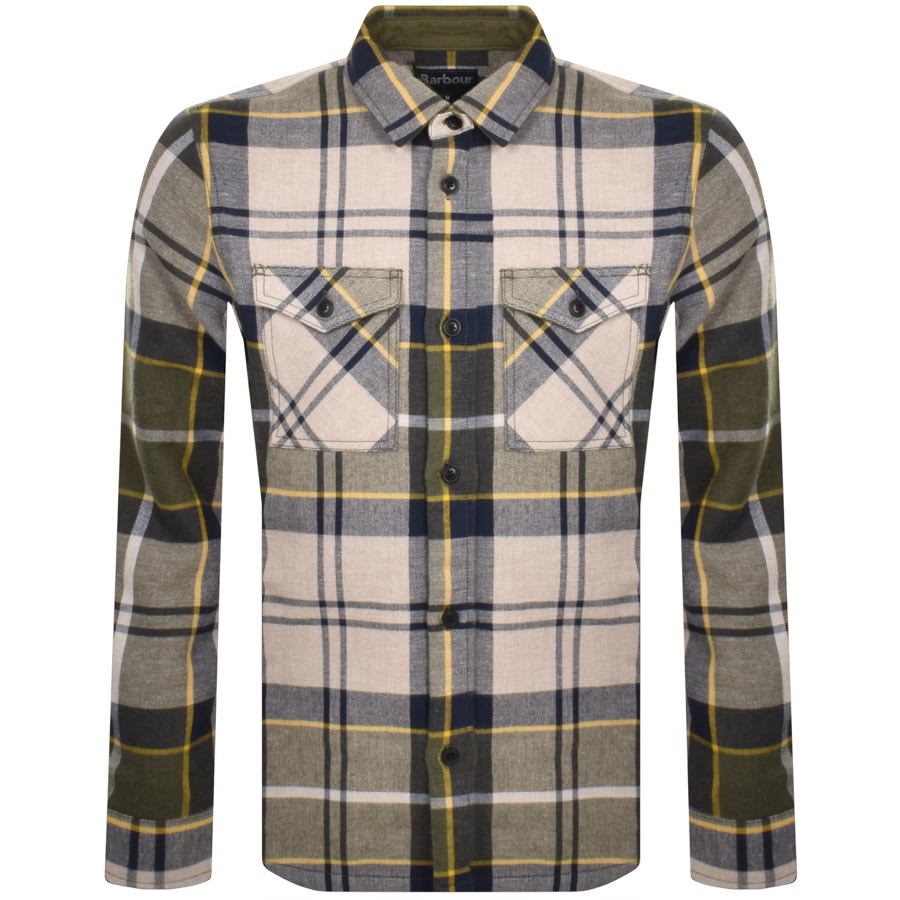 Image number 1 for Barbour Cannich Overshirt Jacket Green