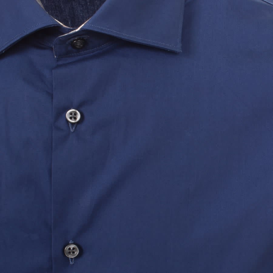 Image number 3 for Aquascutum London Long Sleeved Shirt Navy