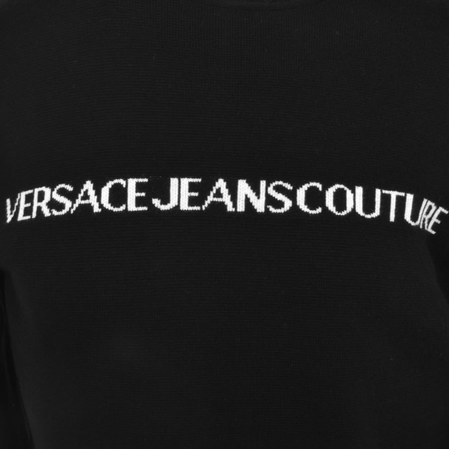Image number 3 for Versace Jeans Couture Cashmere Knit Jumper Black