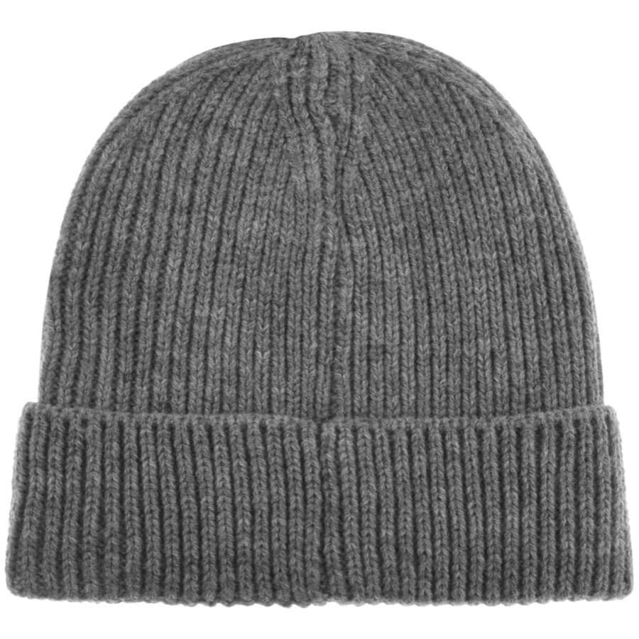 Image number 2 for The North Face Logo Beanie Hat Grey