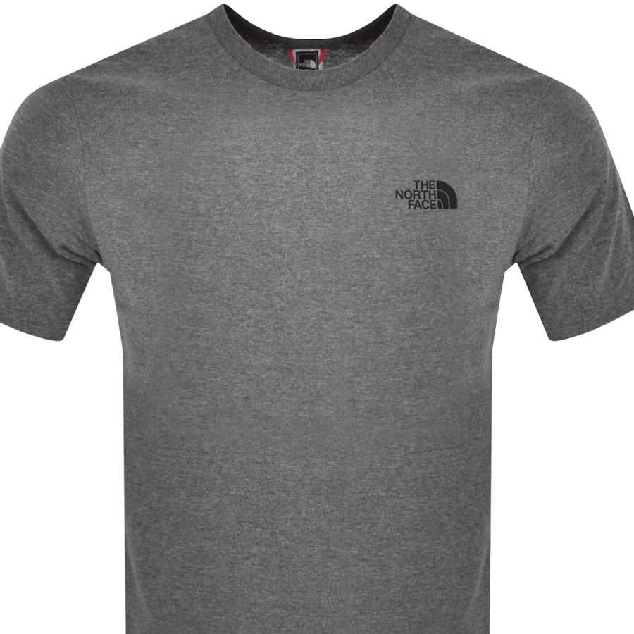 Image number 2 for The North Face Simple Dome T Shirt Grey