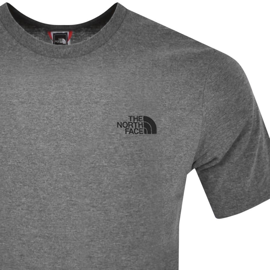 Image number 3 for The North Face Simple Dome T Shirt Grey