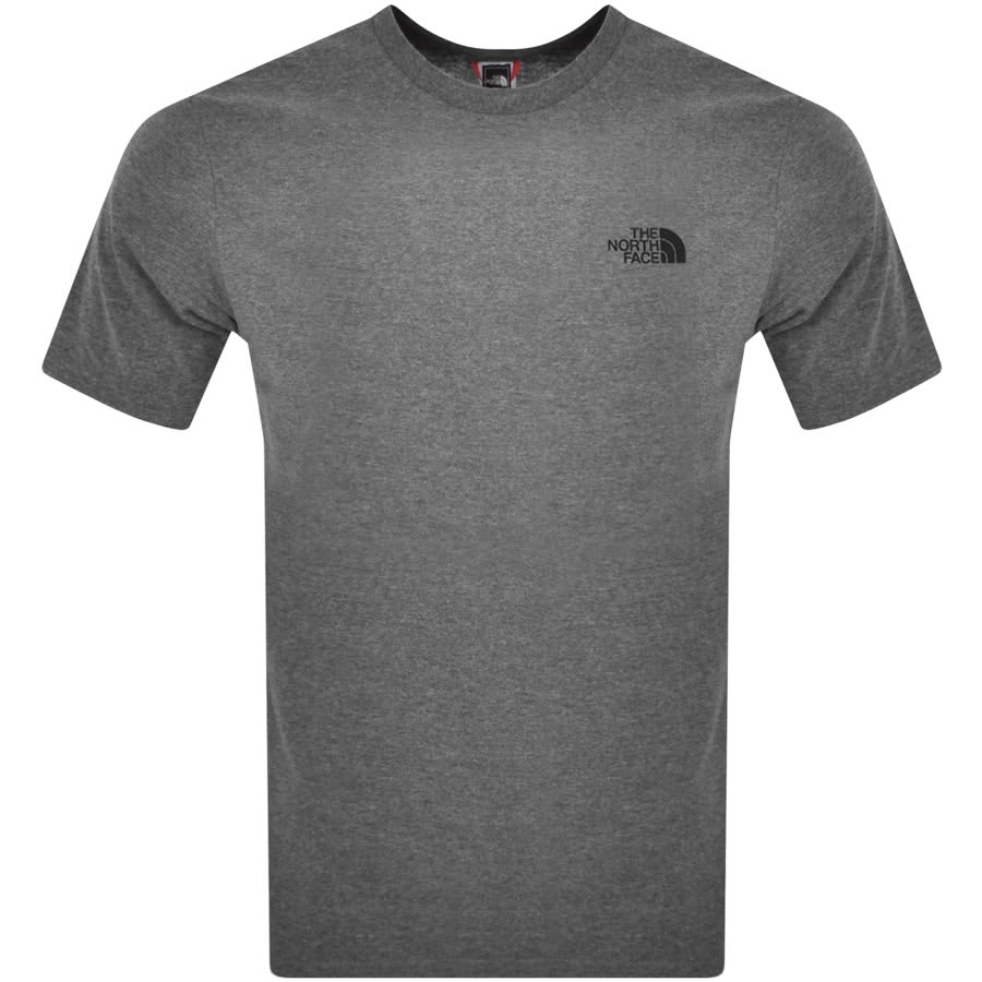 Image number 1 for The North Face Simple Dome T Shirt Grey