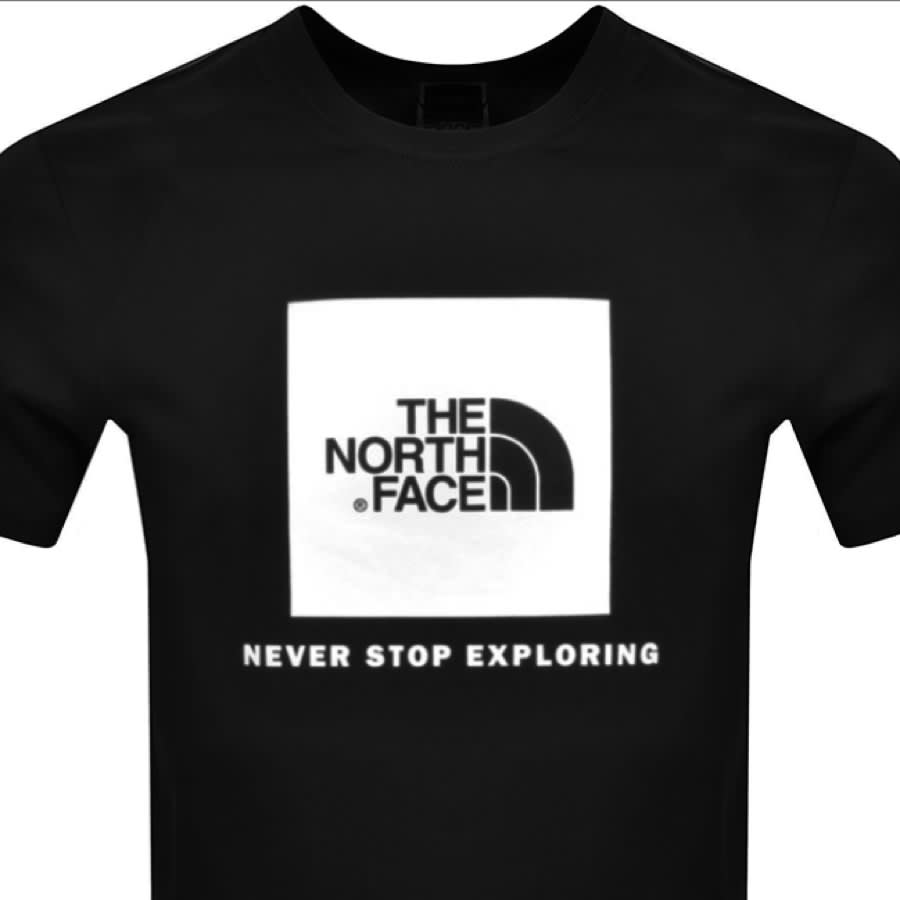 Image number 2 for The North Face Raglan Redbox T Shirt Black