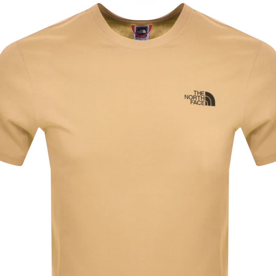 Image number 2 for The North Face Simple Dome T Shirt Khaki