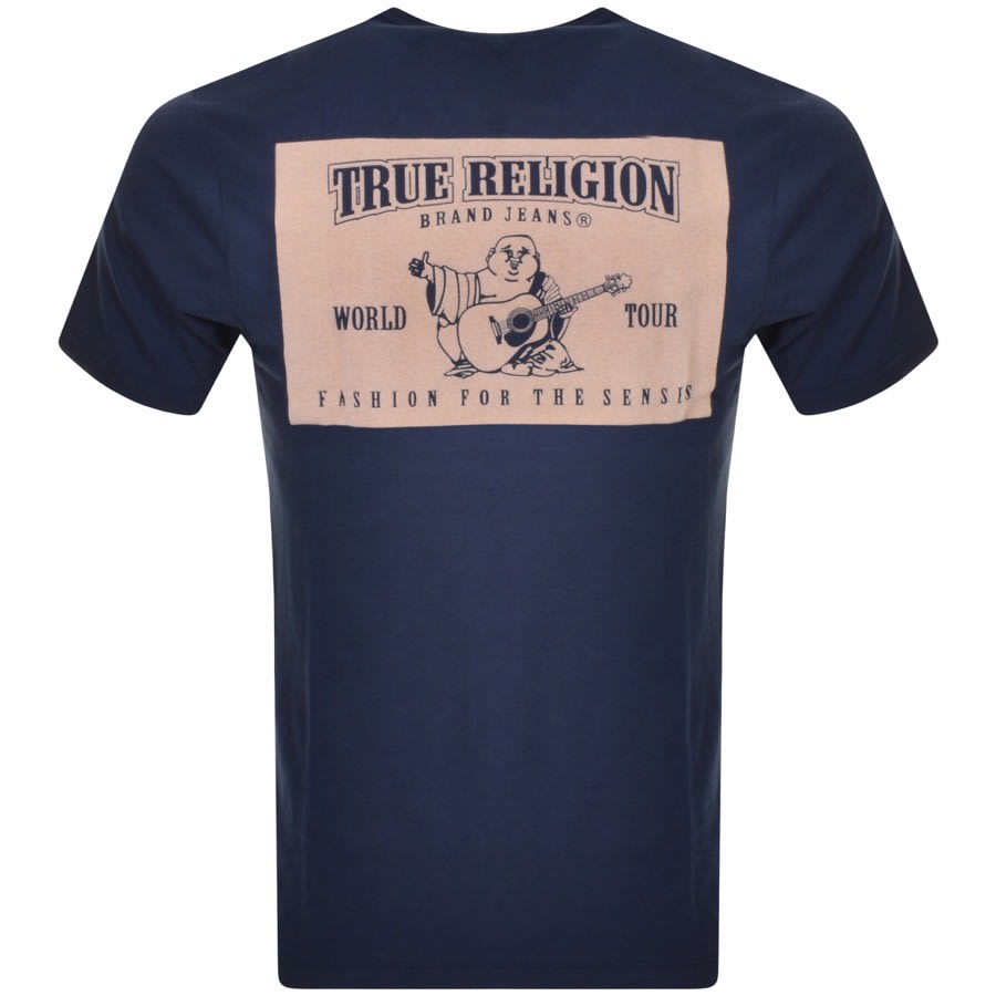Image number 3 for True Religion World Tour Buddha T Shirt Blue