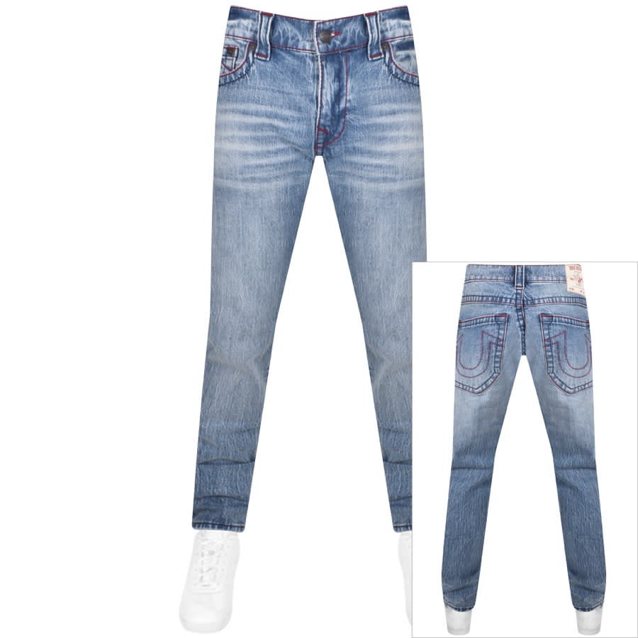 Image number 1 for True Religion Rocco Big T Jeans Blue