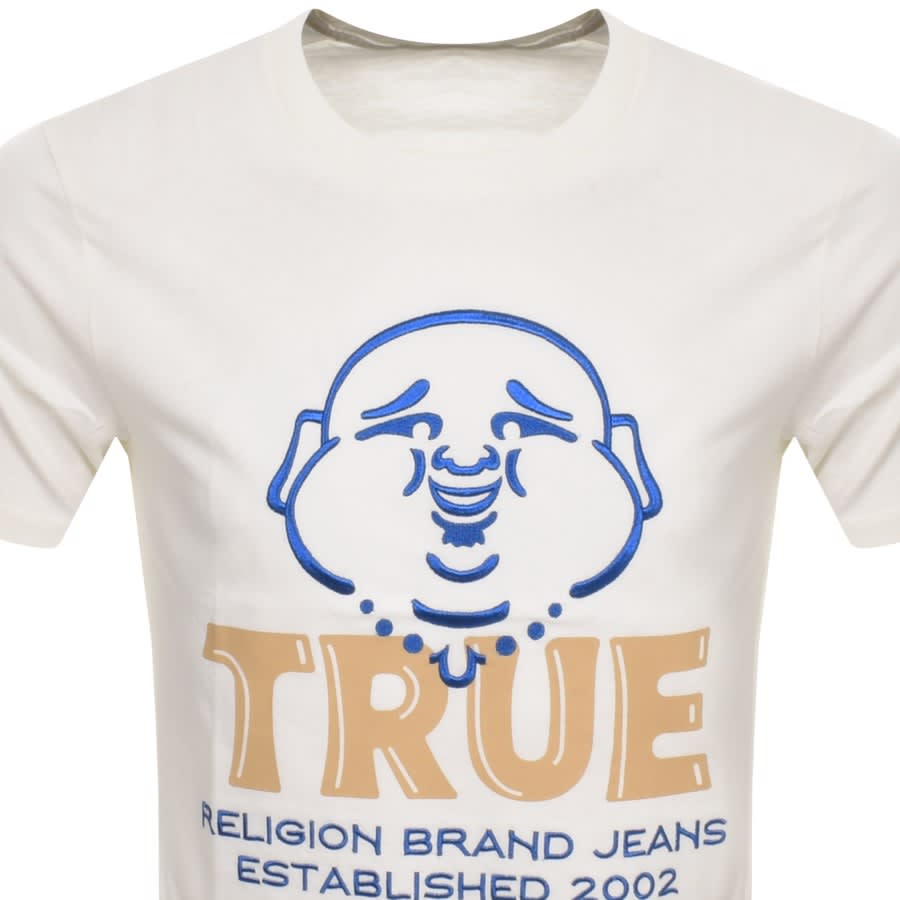Image number 2 for True Religion Buddha Face T Shirt White