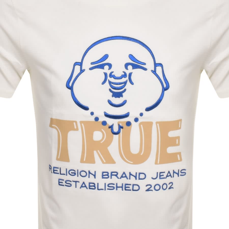 Image number 3 for True Religion Buddha Face T Shirt White